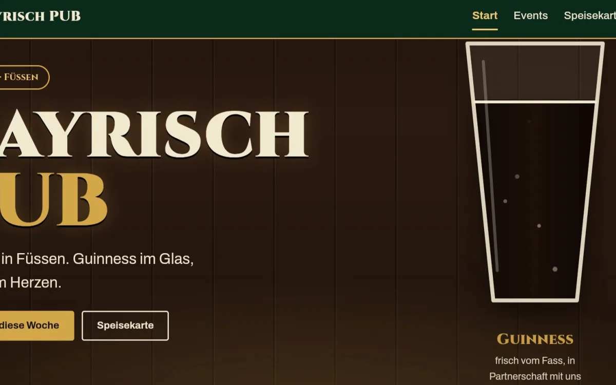 Vorschau der Website Irish PUB